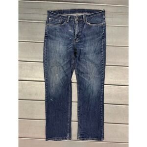 Levis 514 Jeans Mens 34X29‎ Blue Medium Wash Denim Straight Leg